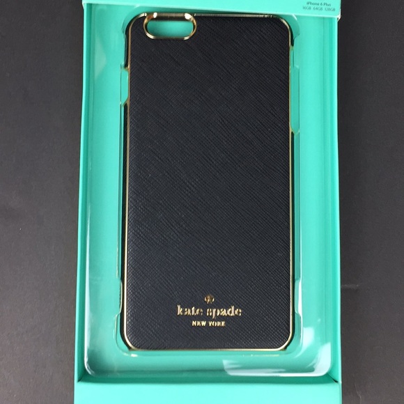 iPhone Kate Spade case 6plus/ 6s plus Black Gold - Picture 3 of 3